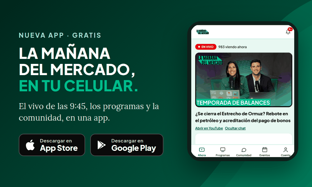 App La mañana del mercado para iPhone y Android