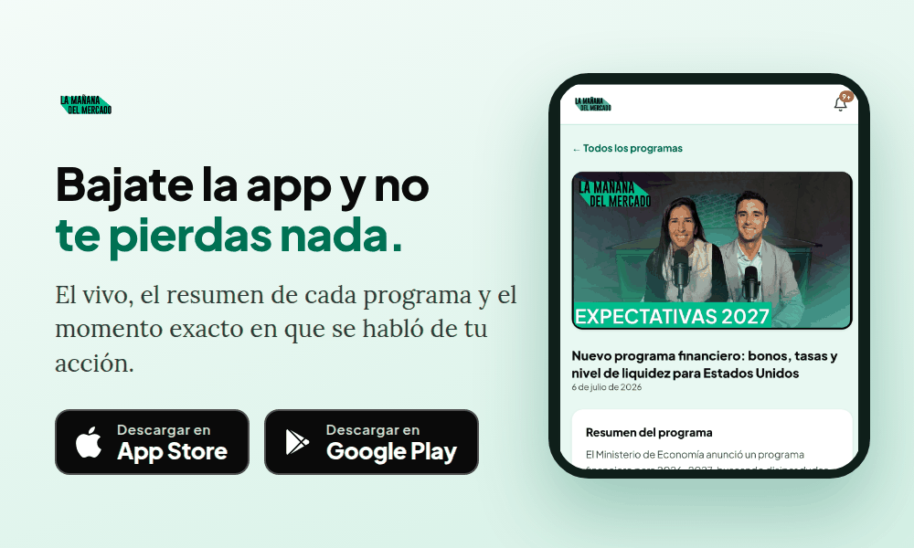 App La mañana del mercado para iPhone y Android