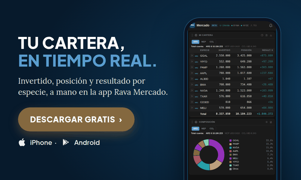 App Rava Mercado para iPhone y Android