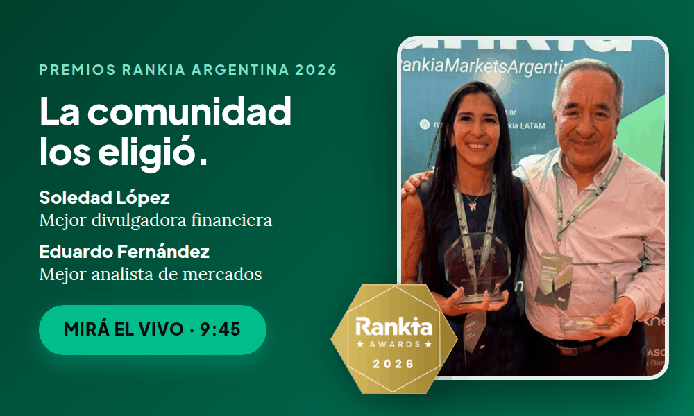 Premios Rankia Argentina 2026: Soledad López y Eduardo Fernández, premiados por la comunidad
